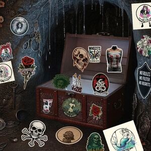🔥WhoZits & WhatZits Sewer Siren Sticker Set | Edgy Mermaid Punk Gothic Vinyl